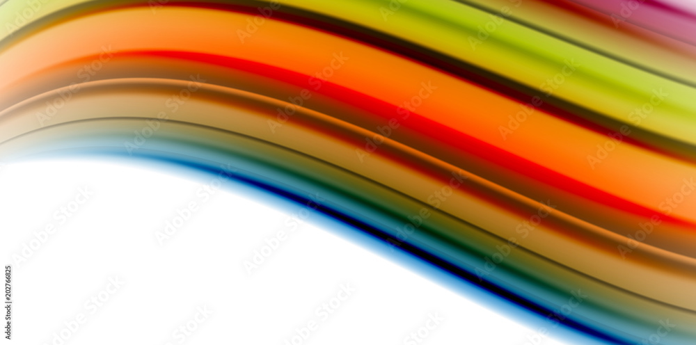 Gel jelly fluid flowing liquid rainbow style colours, wave abstract background, modern minimal colorful design Gel jelly fluid flowing liquid rainbow style colours, wave abstract background, modern minimal colorful design