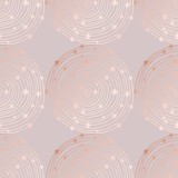 Abstract vector pattern with rose gold imitation. Decorative background