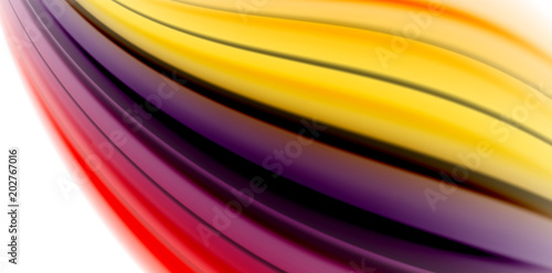 Gel jelly fluid flowing liquid rainbow style colours  wave abstract background  modern minimal colorful design