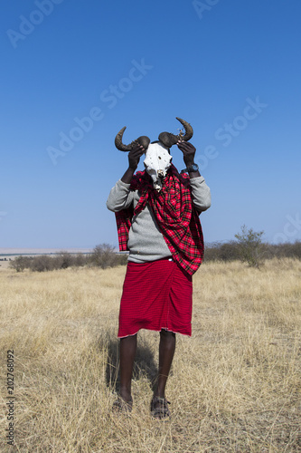 The Masai Man in Masai Mara
