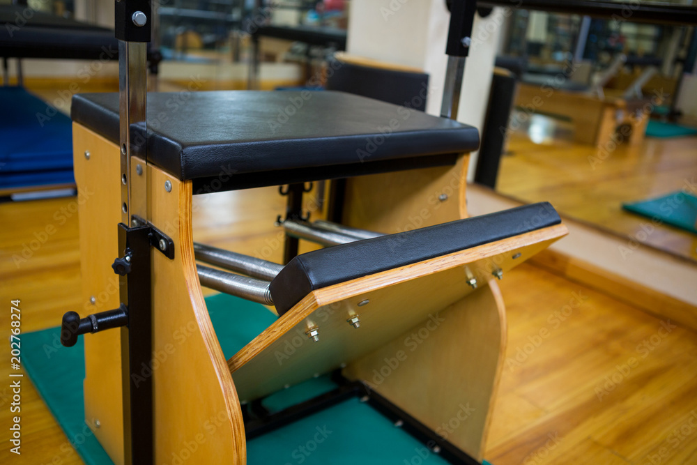 Fototapeta premium Wunda chair on wooden floor