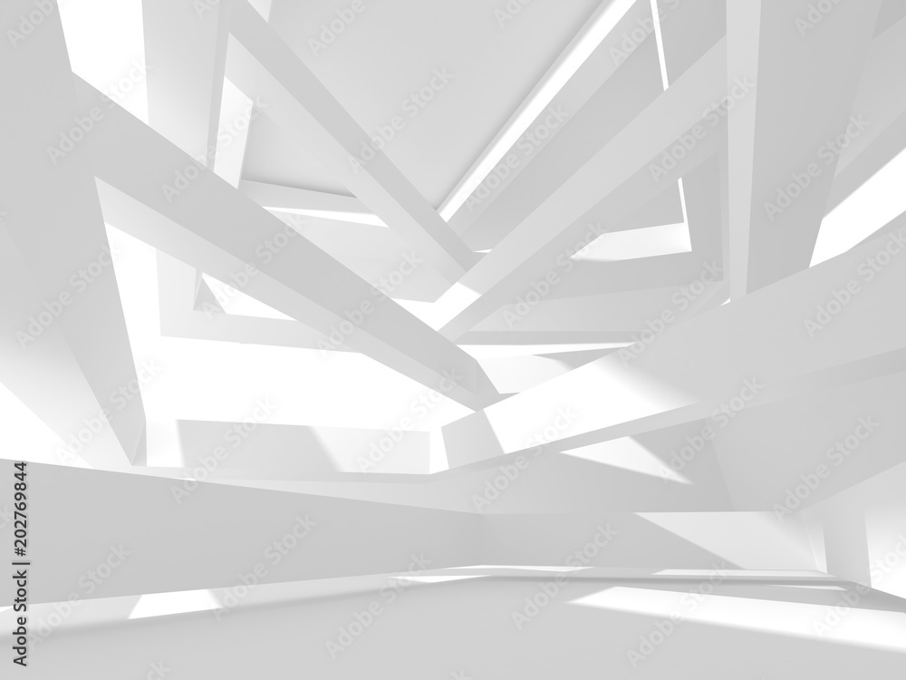 Abstract Modern White Architecture Background Abstract Modern White Architecture Background