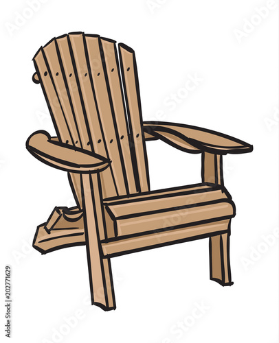 Wooden Muskoka Chair