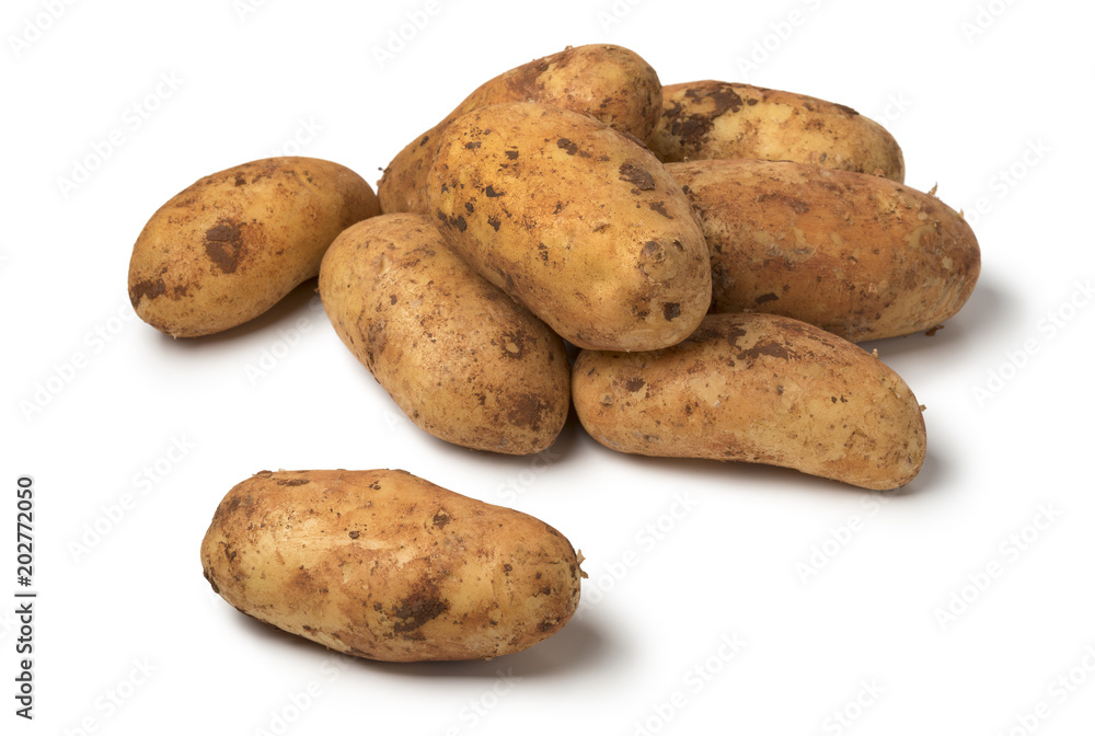Fresh picked raw Diamant potatoes Fresh picked raw Diamant potatoes