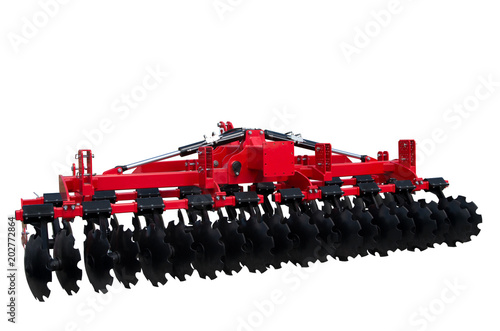 Fotografie, Obraz Disc harrow trailer for a farming tractor
