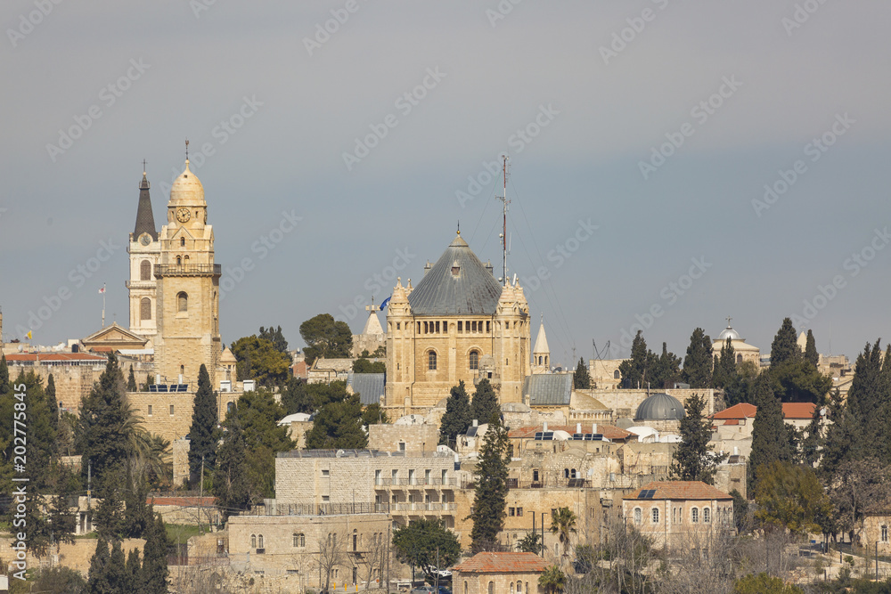 Abbey Dormitsion in old city Jerusalem