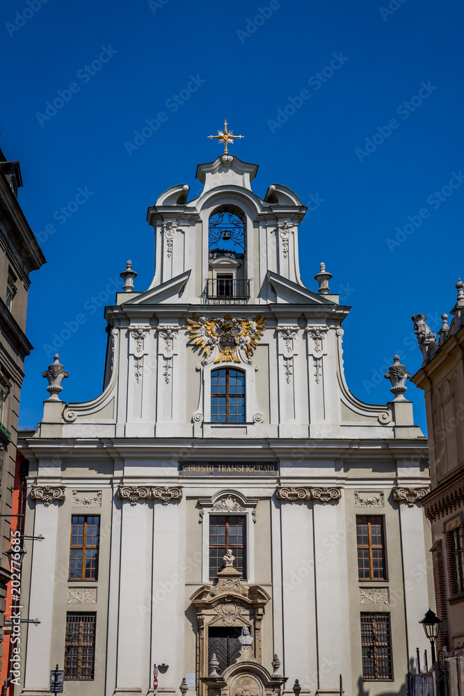Obraz premium Dans les rues de la Vieille Ville de Cracovie