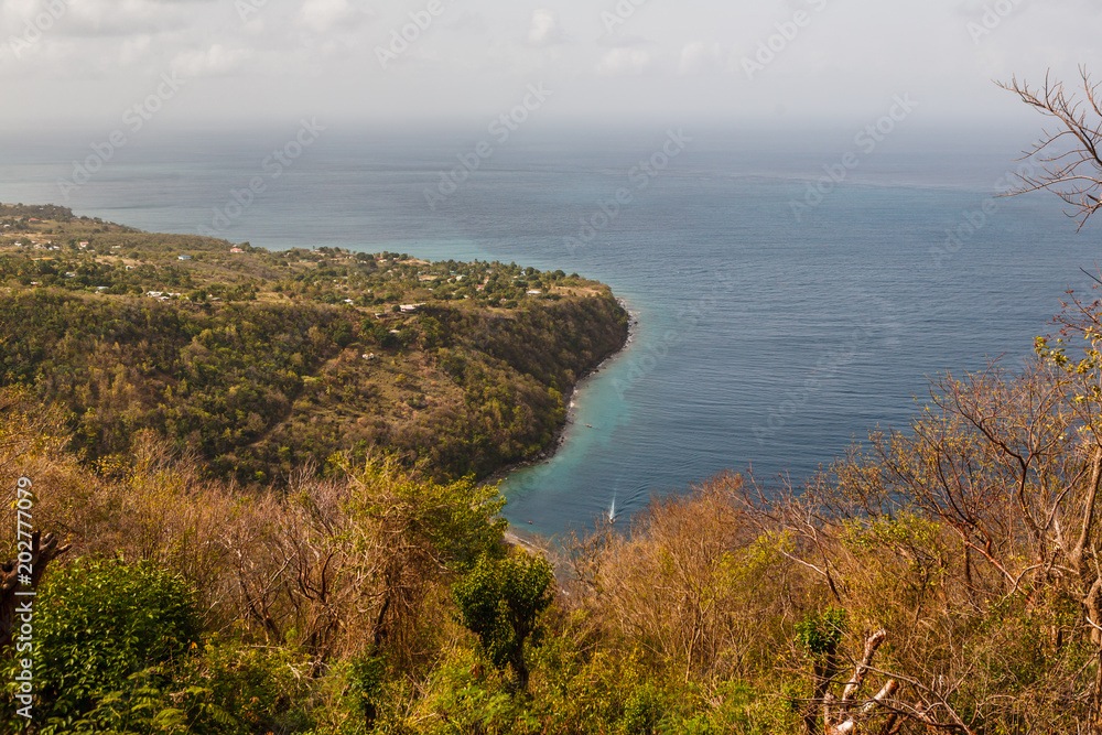A Stretching Coastline, in St. Lucia