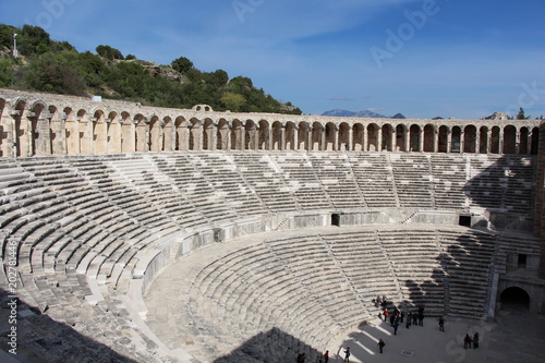 Das Theater der antiken Stadt Aspendos photo