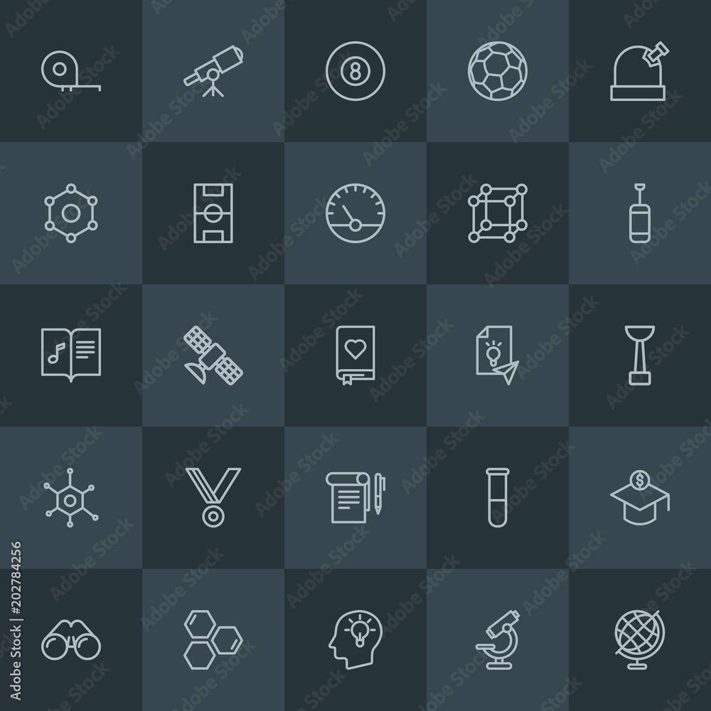Modern Simple Set of science, sports, education Vector outline Icons. Contains such Icons as discovery, investment, globe, earth, world and more on dark background. Fully Editable. Pixel Perfect. Modern Simple Set of science, sports, education Vector outline Icons. Contains such Icons as discovery, investment, globe, earth, world and more on dark background. Fully Editable. Pixel Perfect.