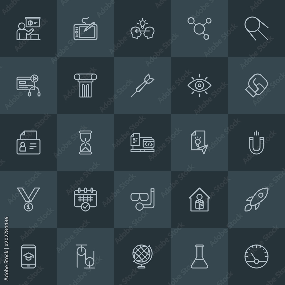 Modern Simple Set of science, sports, education Vector outline Icons. Contains such Icons as business, teamwork, sky, pulley, metal and more on dark background. Fully Editable. Pixel Perfect. Modern Simple Set of science, sports, education Vector outline Icons. Contains such Icons as business, teamwork, sky, pulley, metal and more on dark background. Fully Editable. Pixel Perfect.