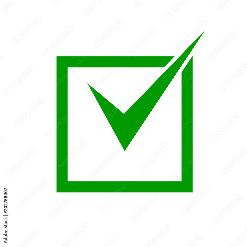Check mark icon. Check icon vector. Check list button icon Check mark icon. Check icon vector. Check list button icon