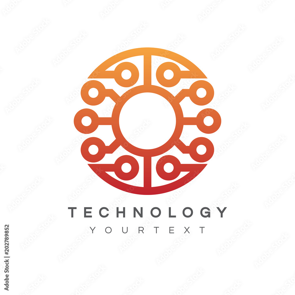 Technology logo design Technology logo design