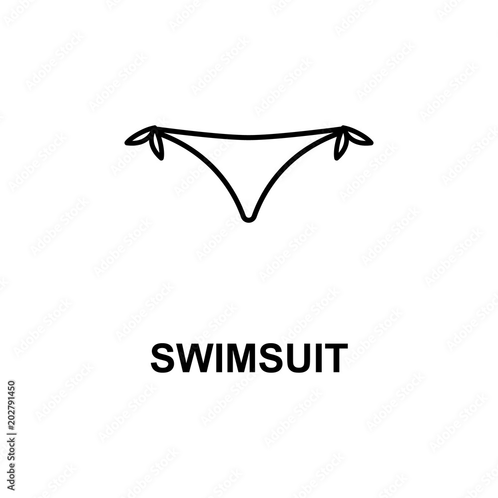 women swimsuit icon