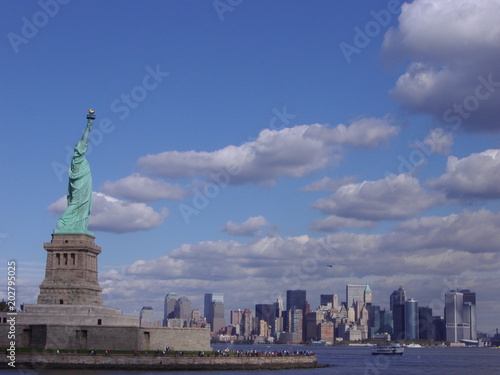 Statue of Liberty and NYC Skyline © Michele