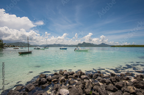 Beach on Mauritius island photo