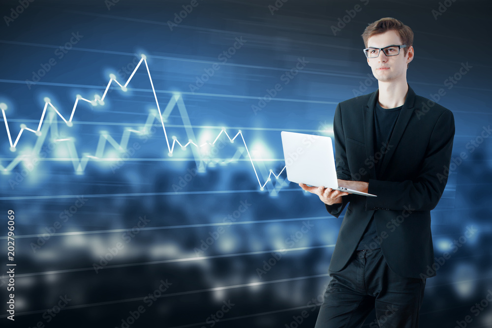Technology, market and growth concept Technology, market and growth concept