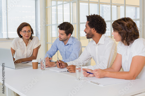Business people in meeting at office