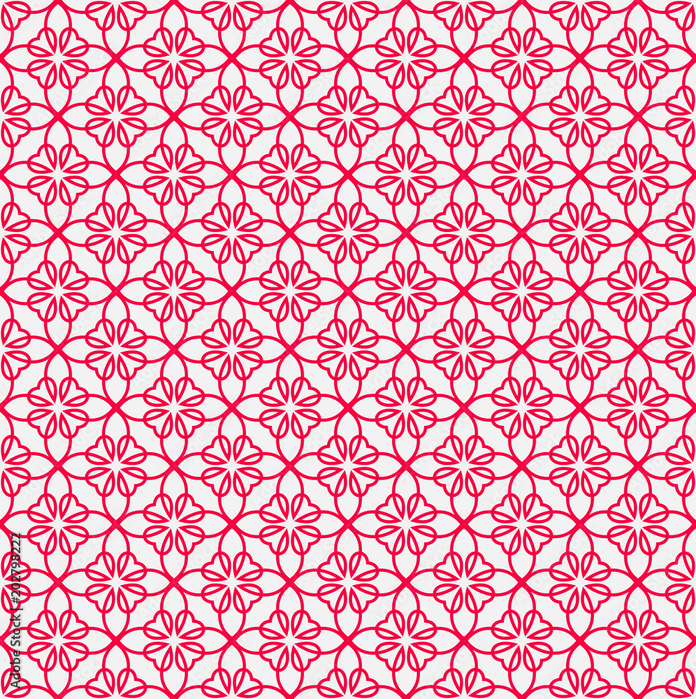 Abstract seamless geometric pattern background with lines, orien