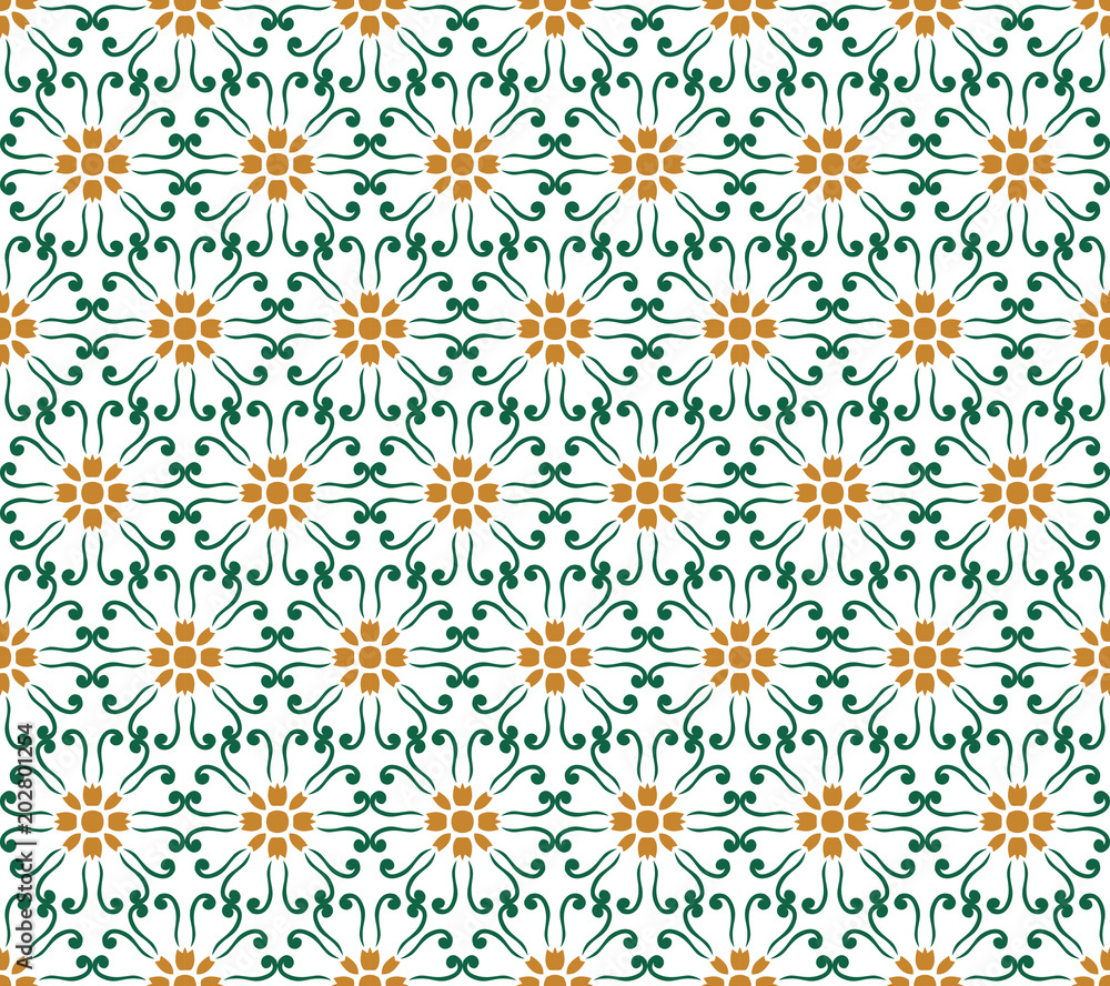 geometric flower floral seamless pattern background geometric flower floral seamless pattern background