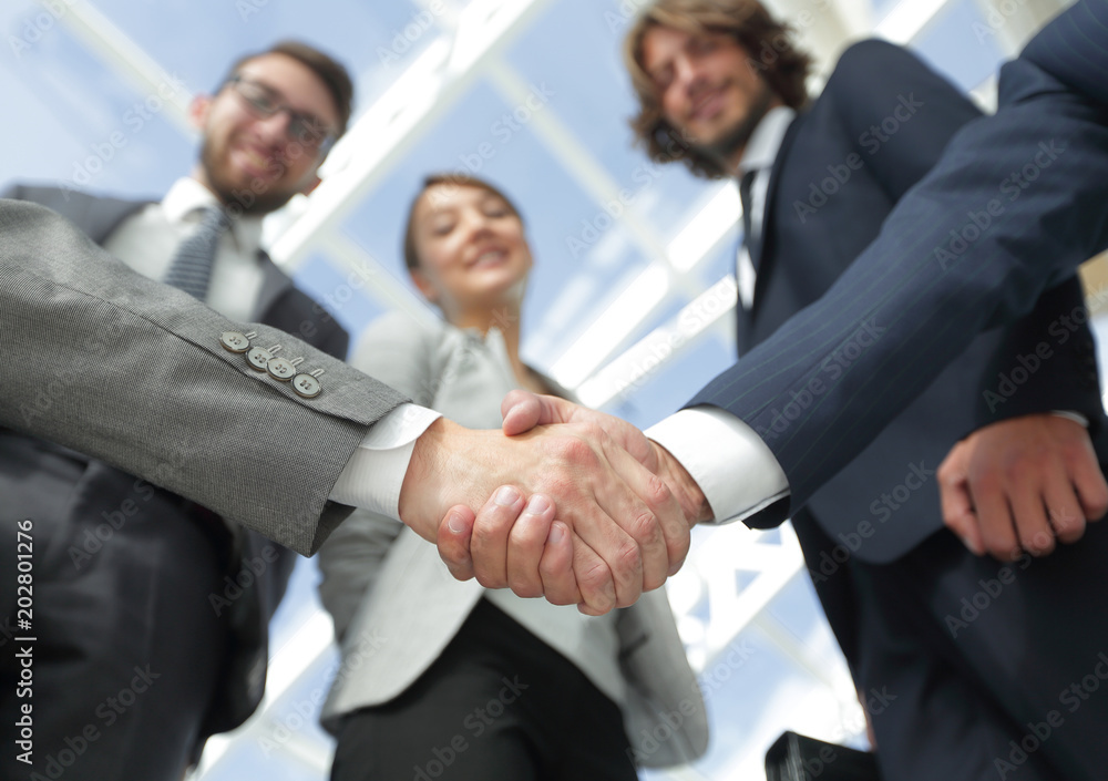 business handshake.the concept of partnership business handshake.the concept of partnership