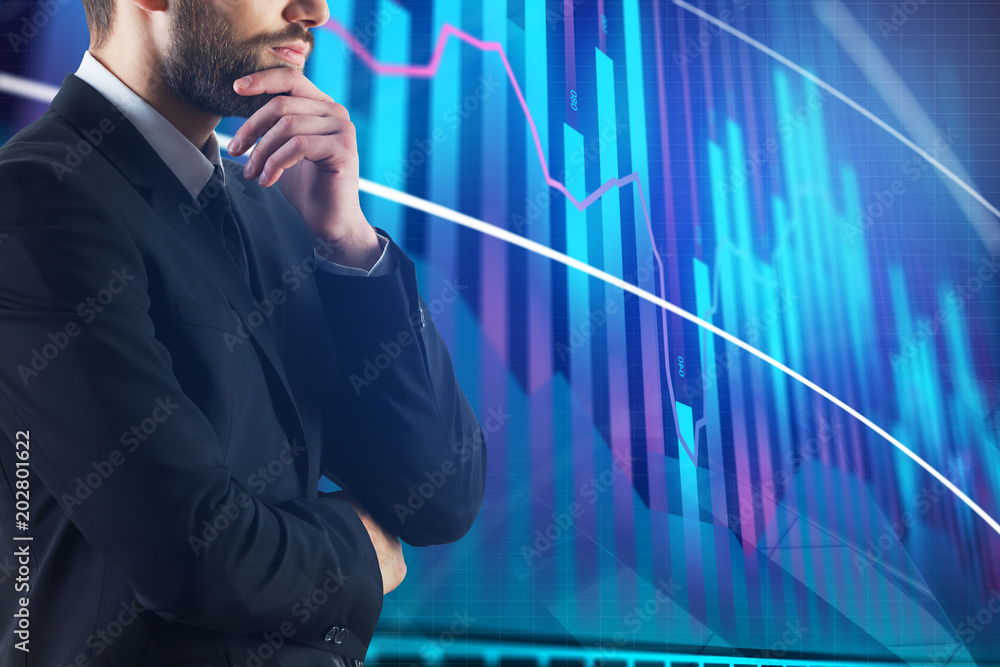 Trade and broker concept Trade and broker concept