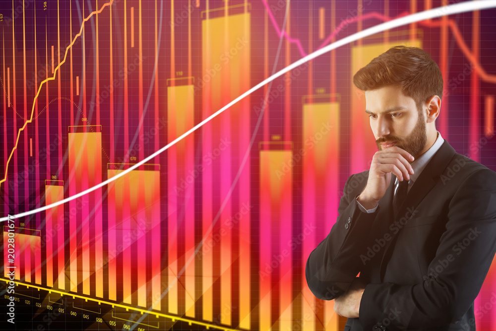 Fototapeta premium Analysis and broker concept