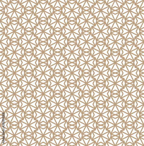 Abstract seamless geometric pattern background with lines, orien