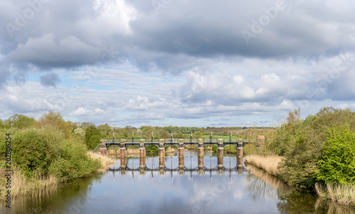 River Weaver Near Northwich Cheshire UK 