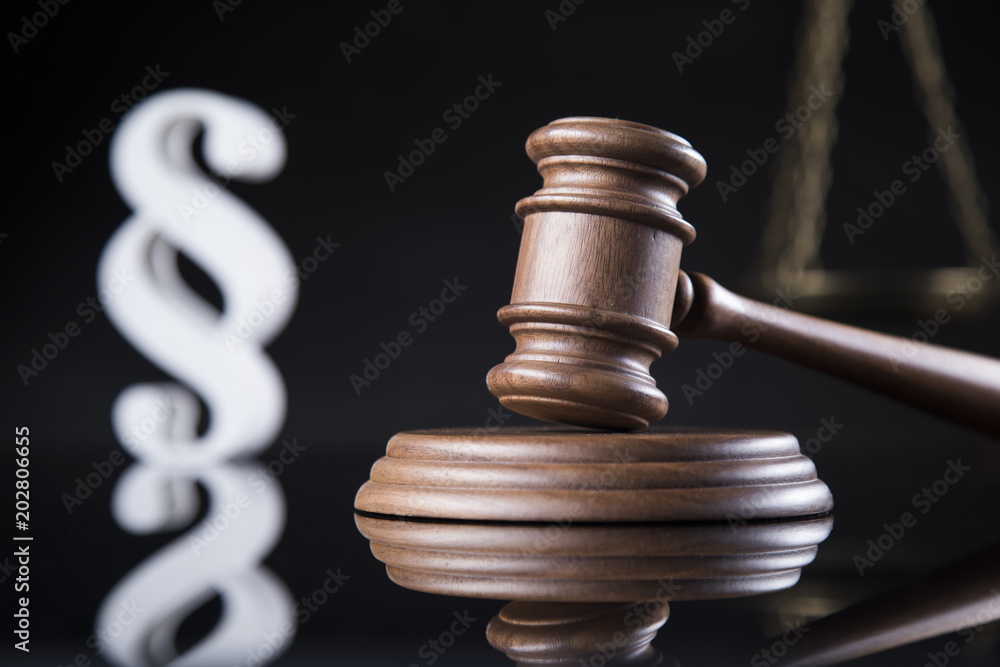 Law theme, mallet of the judge, Paragraph background Law theme, mallet of the judge, Paragraph background