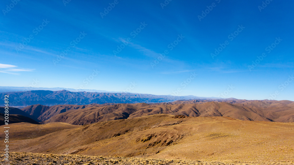 Bolivian mountains landscape,Bolivia