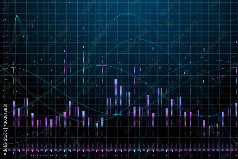 Market growth, finance and analysis concept Market growth, finance and analysis concept