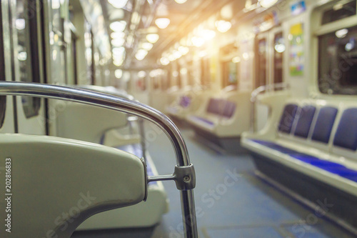 empty metro car