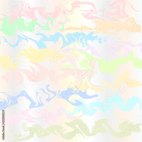 Abstract background, colorful pastel curls. Vector illustration