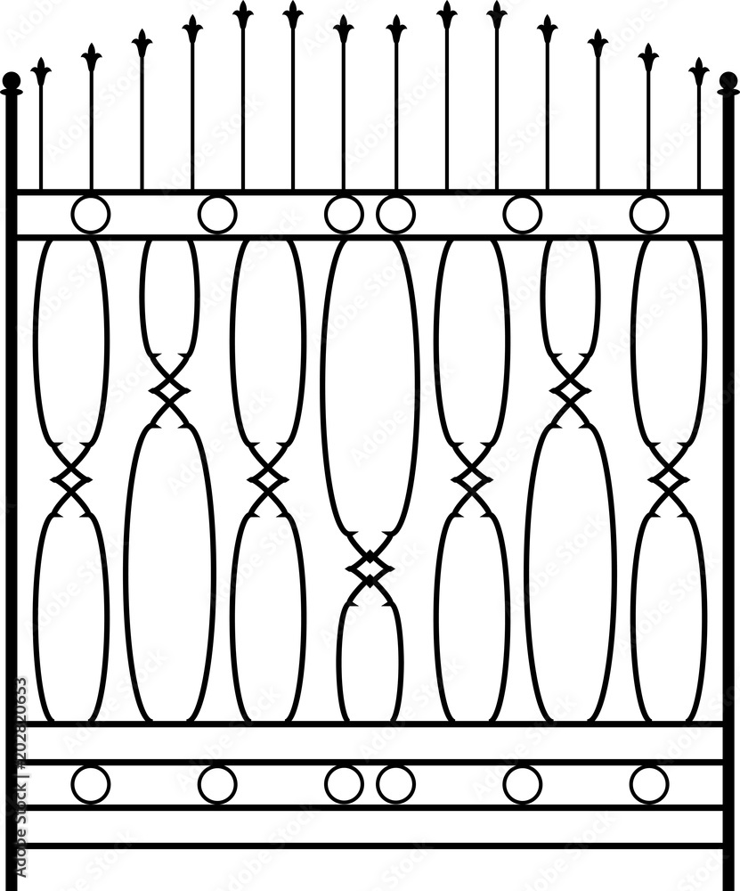 Fototapeta premium Wrought Iron Gate