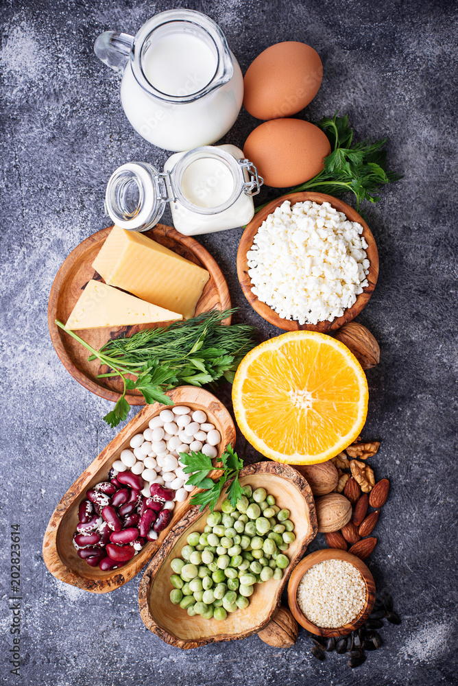 custom made wallpaper toronto digitalSet of food that is rich in calcium. 