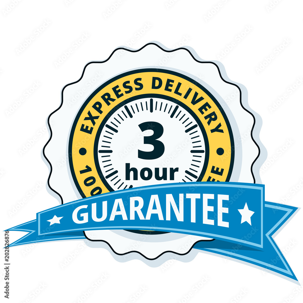 3 Hour Express Delivery illustration 3 Hour Express Delivery illustration