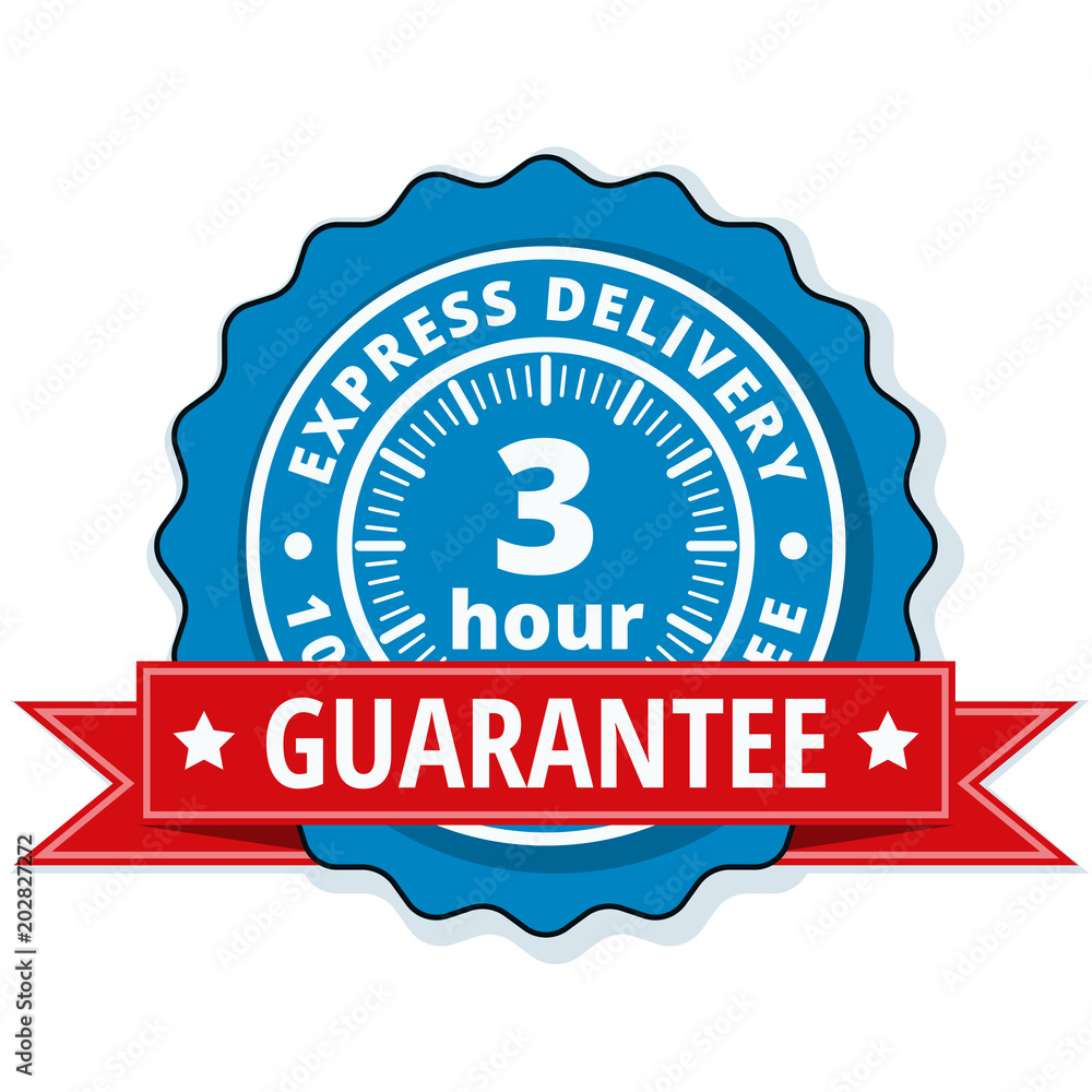 3 Hour Express Delivery illustration 3 Hour Express Delivery illustration