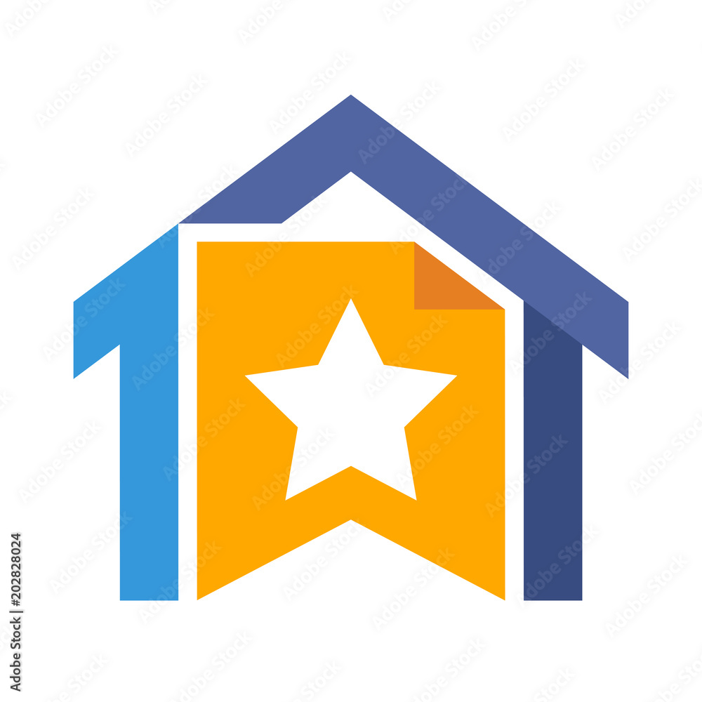 vector illustration icon with the concept of housing rating vector illustration icon with the concept of housing rating