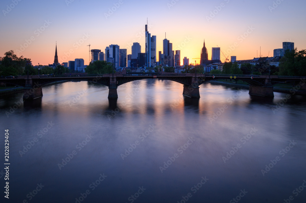 Skyline Frankfurt Main, Germany