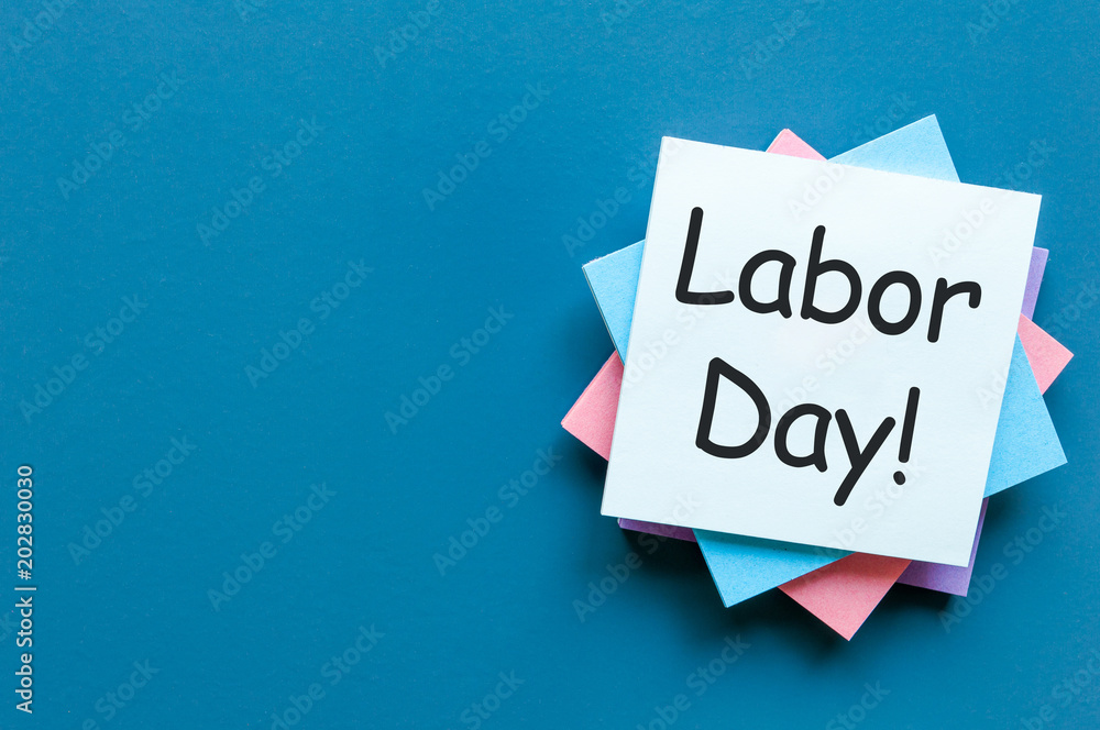 Labor day image, 1st of May on blue background with empty space for text, template or mockup Labor day image, 1st of May on blue background with empty space for text, template or mockup