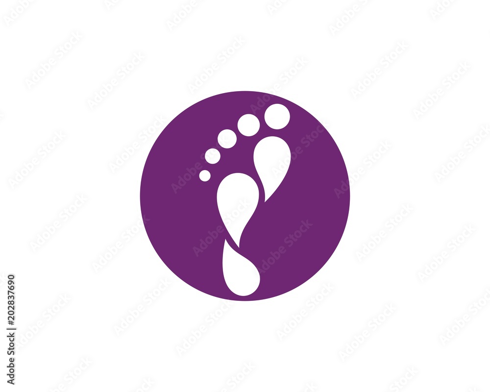 foot ilustration Logo vector foot ilustration Logo vector