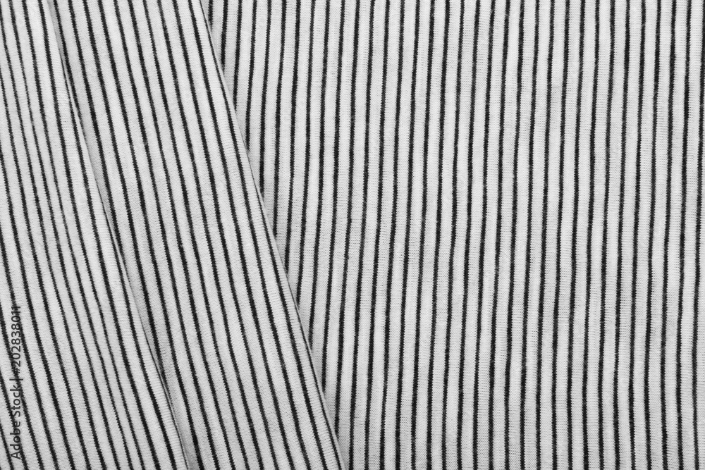 Striped Cotton Fabric Background Striped Cotton Fabric Background
