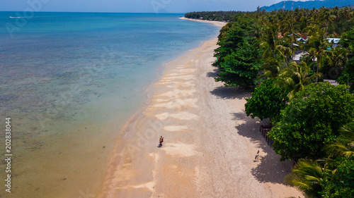 aerial view landscape of  Koh Lanta    Krabi Thailand