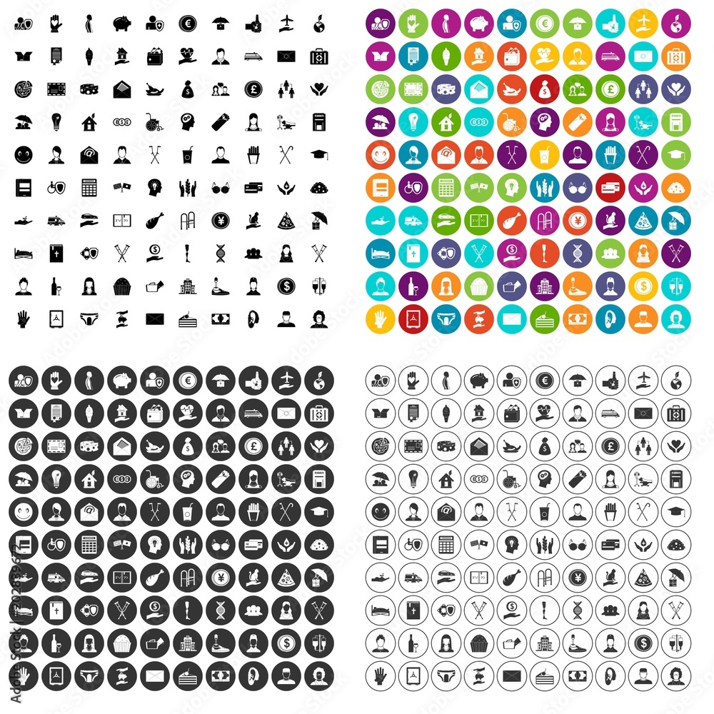 100 philanthropy icons set vector in 4 variant for any web design isolated on white 100 philanthropy icons set vector in 4 variant for any web design isolated on white