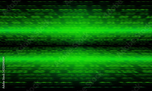 binary circuit board future technology, green cyber security concept background, abstract hi speed digital internet.motion move blur. pixel 