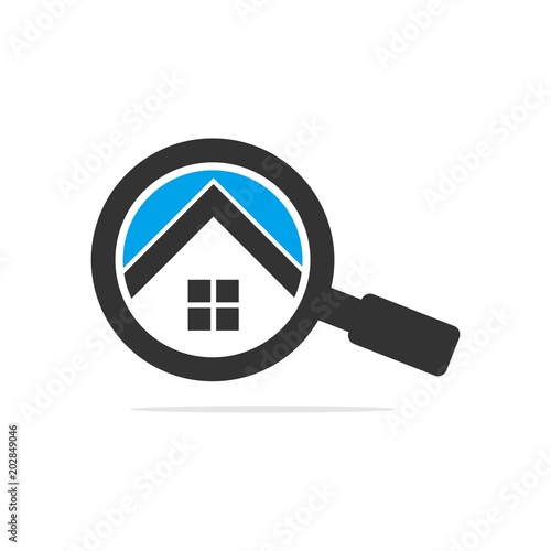 home logo. house and roof icon. building symbol. vector eps 08.