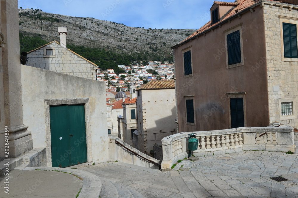 View of  Dubrovnik Croatia 