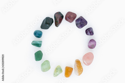 Colorful stones for alternative medicine
