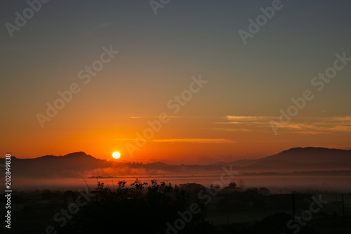 Sunrise in Tubarao, Brazil